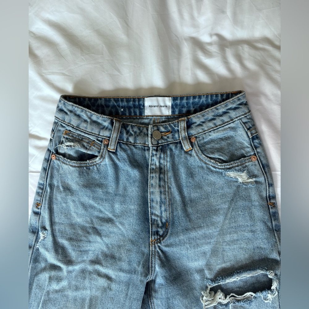 Abrand Light Blue Distressed Jeans